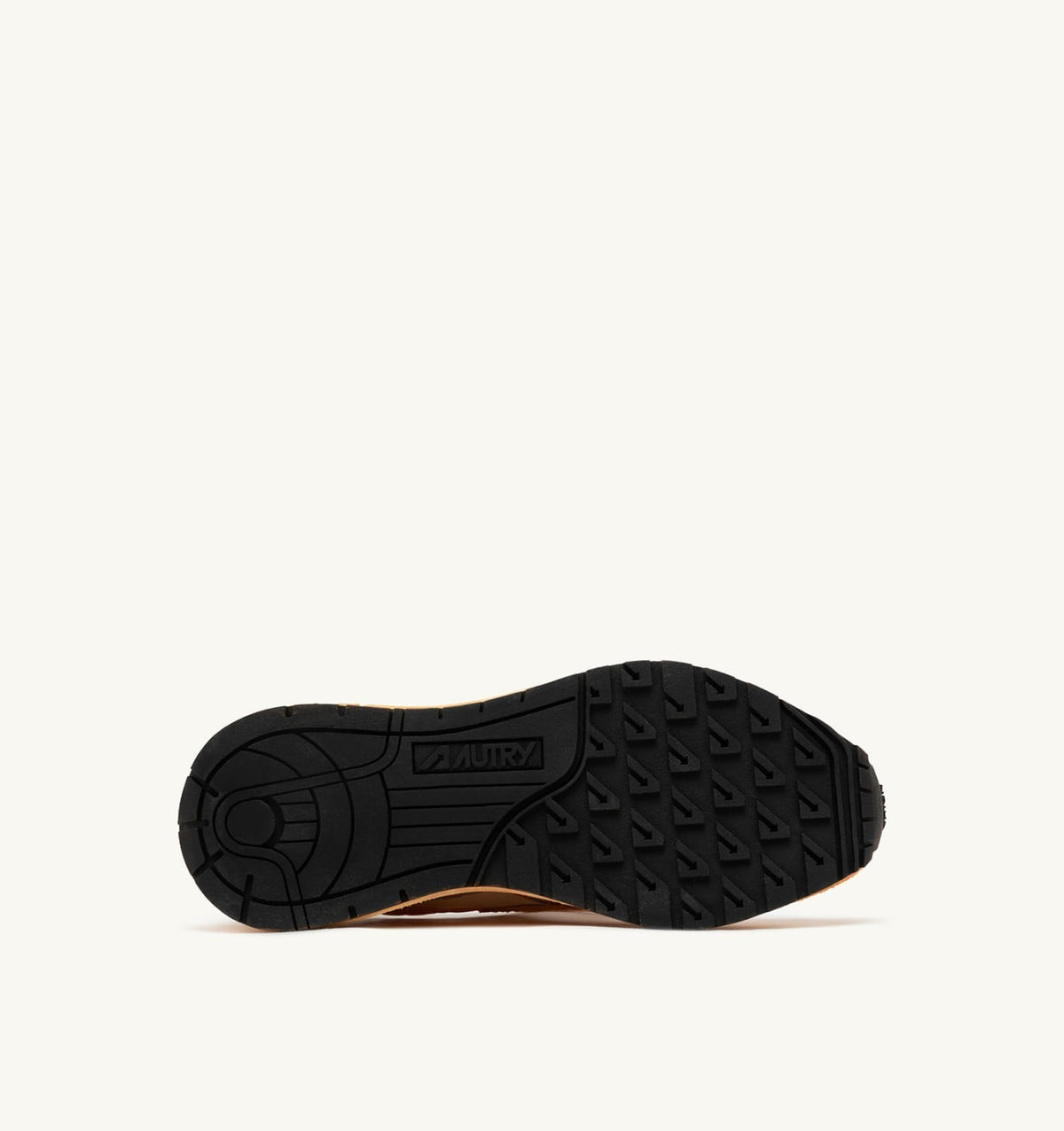 Man REELWIND SUPER VINTAGE SNEAKERS IN WHITE AND ORANGE SUEDE AND NYLON