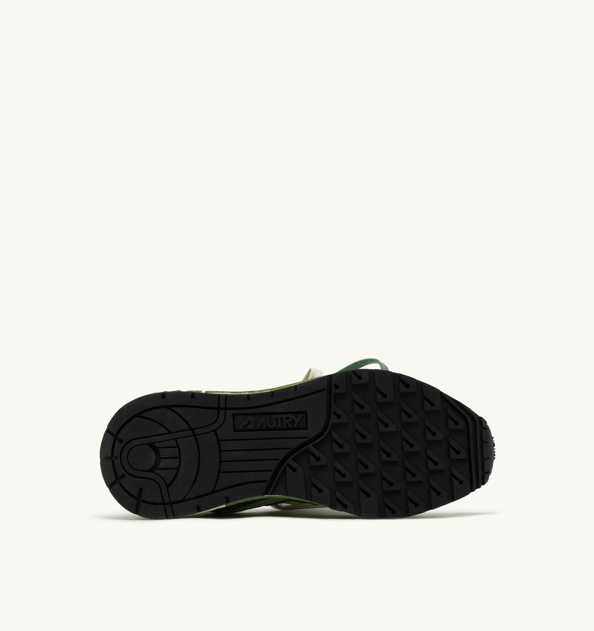 Man REELWIND SUPER VINTAGE SNEAKERS IN WHITE AND GREEN SUEDE AND NYLON