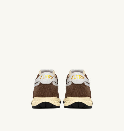 Man REELWIND LOW SNEAKERS IN WHITE AND TUNDRA NYLON AND SUEDE