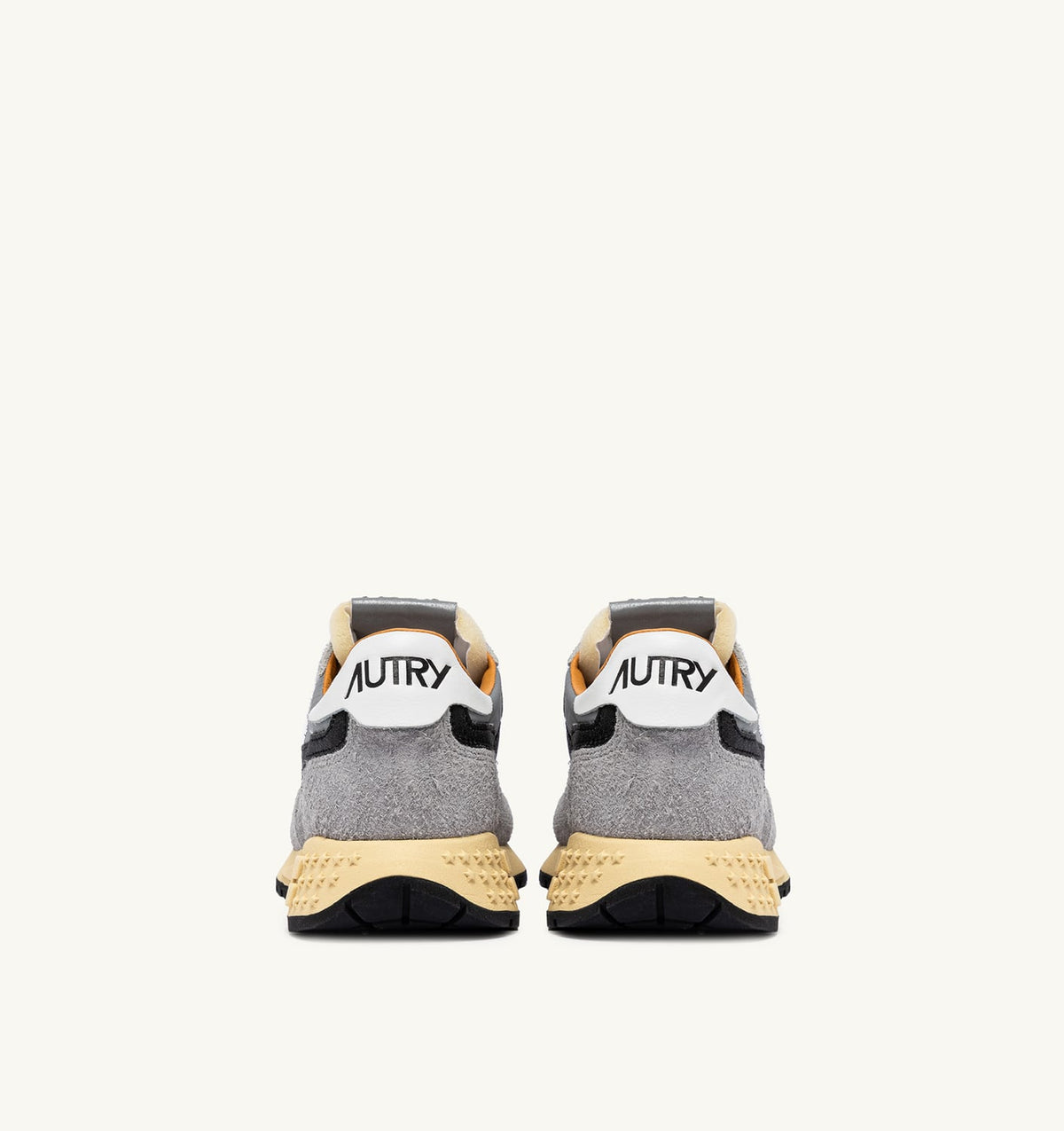 Man REELWIND LOW SNEAKERS IN SAND SUEDE AND REFLECTIVE NYLON
