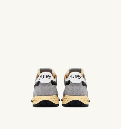 Man REELWIND LOW SNEAKERS IN SAND SUEDE AND REFLECTIVE NYLON