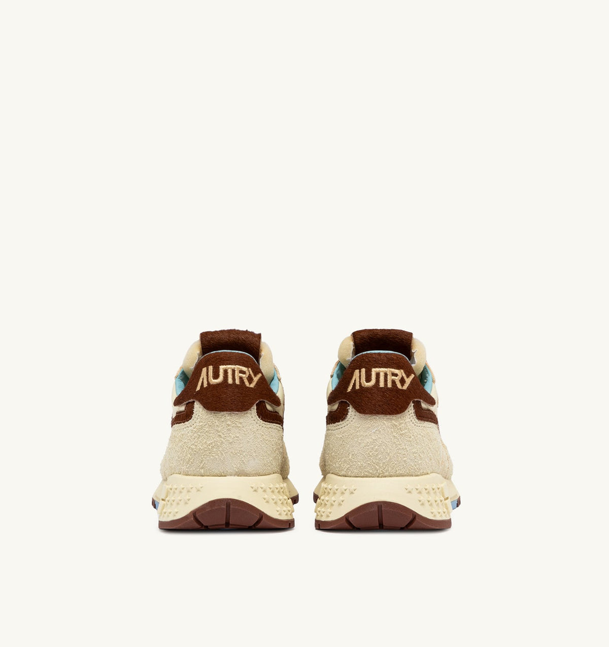 Man REELWIND LOW SNEAKERS IN NYLON AND SUEDE COLOR BROWN AND NUT