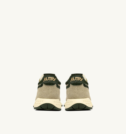 Man REELWIND LOW SNEAKERS IN NYLON AND SUEDE COLOR SPONGE AND GREEN