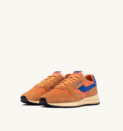 Man REELWIND LOW SNEAKERS IN CANOVA AND STRONG BLUE NYLON AND SUEDE