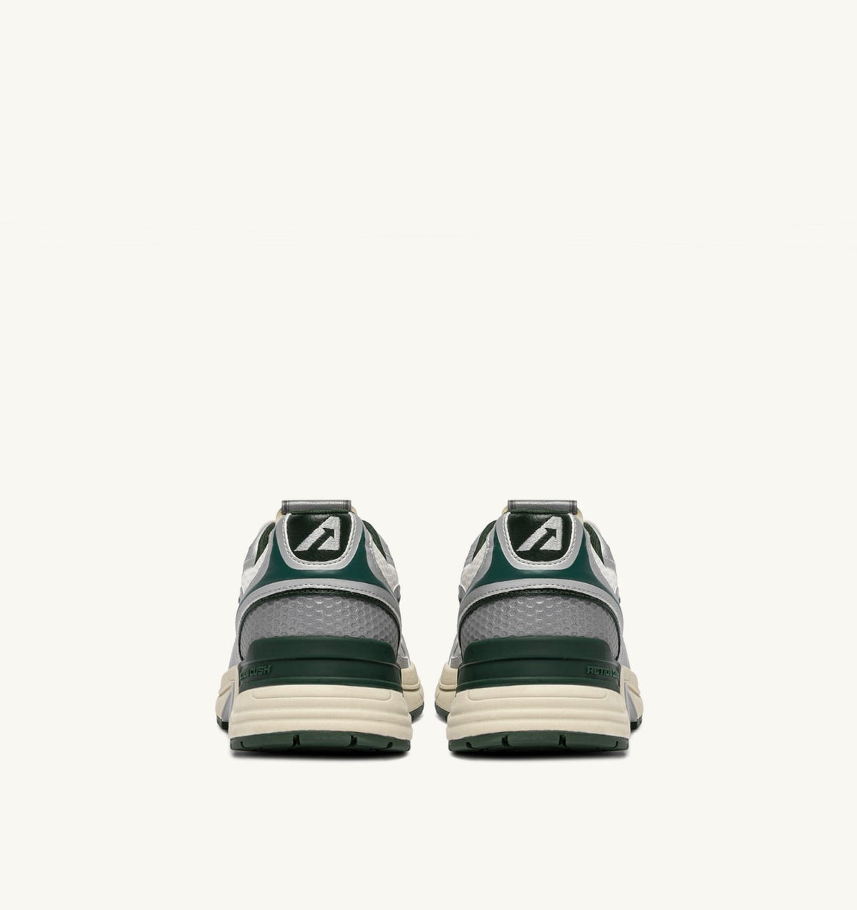 Man HYPERWAY SNEAKERS IN SILVER, WHISPER WHITE AND MOUNTAIN SYNTHETIC LEATHER AND MESH