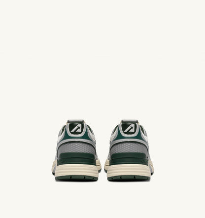 Man HYPERWAY SNEAKERS IN SILVER, WHISPER WHITE AND MOUNTAIN SYNTHETIC LEATHER AND MESH