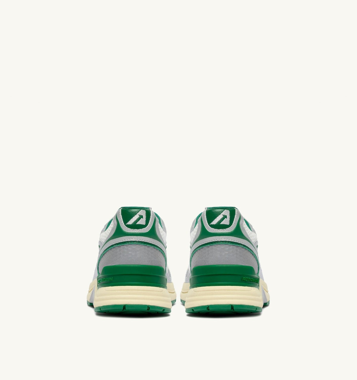 Man HYPERWAY SNEAKERS IN WHITE SILVER AND AMAZON SYNTHETIC LEATHER AND MESH