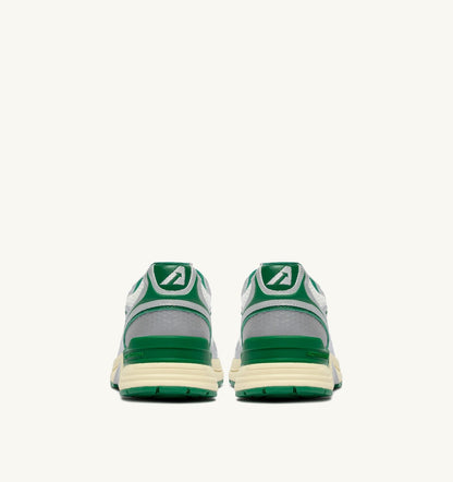 Man HYPERWAY SNEAKERS IN WHITE SILVER AND AMAZON SYNTHETIC LEATHER AND MESH
