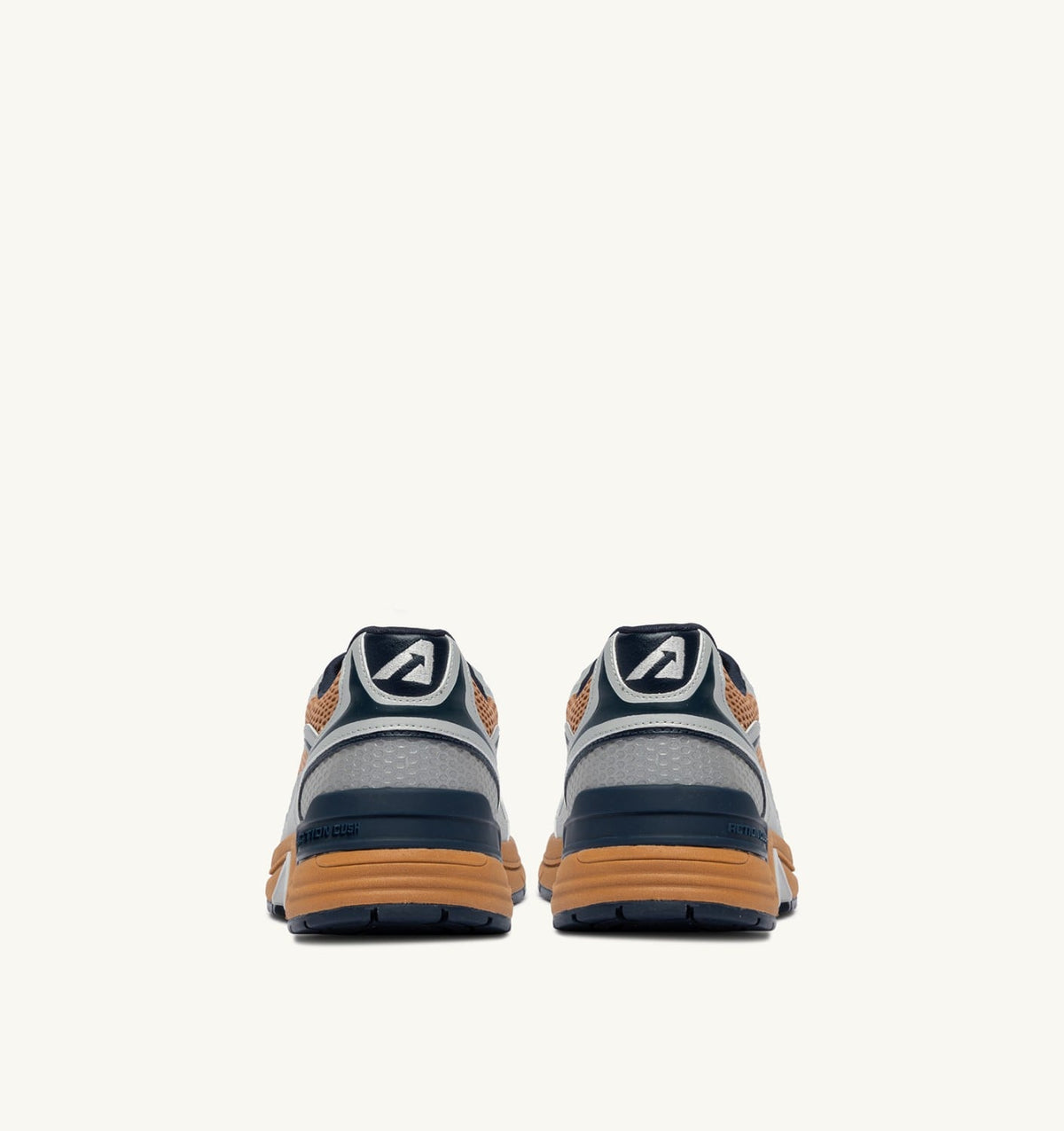 Man HYPERWAY SNEAKERS IN SILVER BISCUIT AND SPACE SYNTHETIC LEATHER AND MESH
