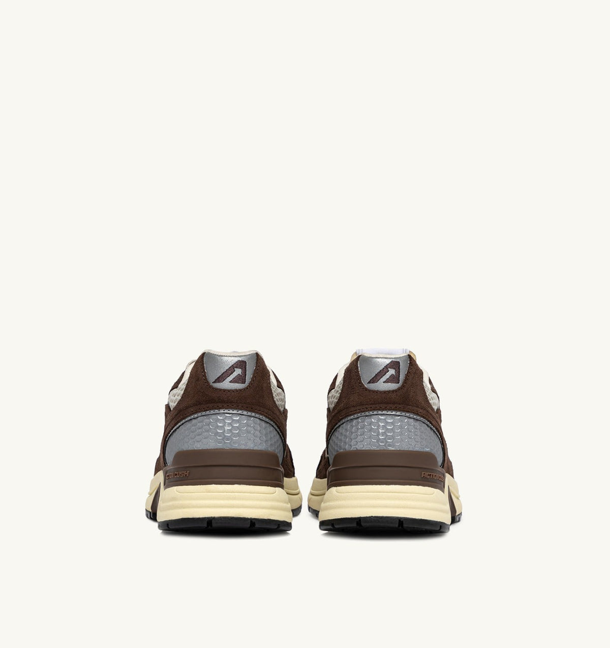 Man HYPERWAY SNEAKERS IN SAND AND BRICK RED MESH AND SUEDE