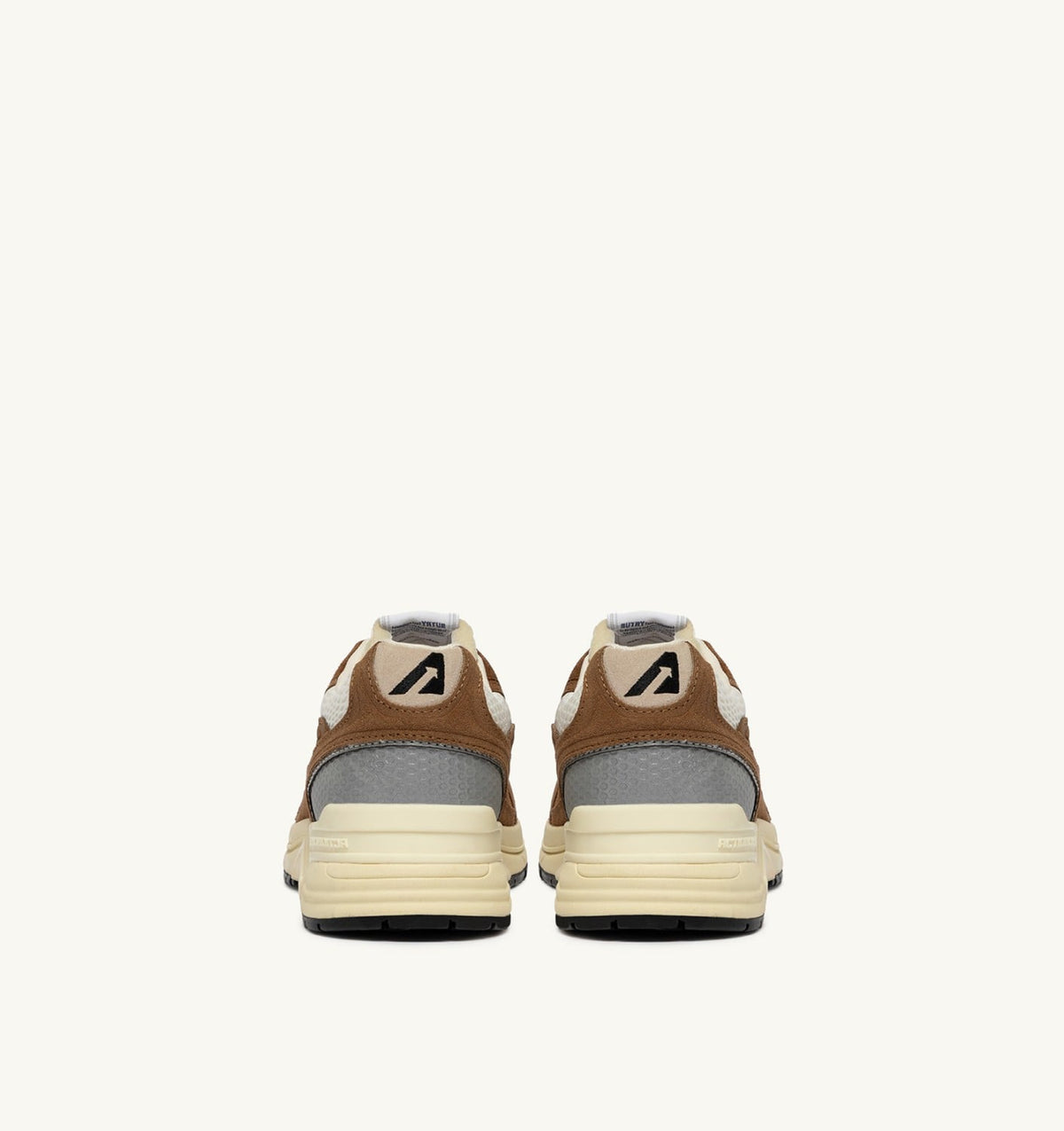 Man HYPERWAY SNEAKERS IN CIGAR AND SILVER MESH AND SUEDE