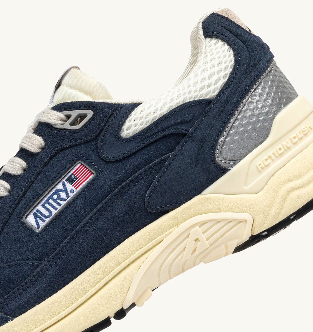 Man HYPERWAY SNEAKERS IN BLUETTE AND MARSHMALLOW MESH AND SUEDE