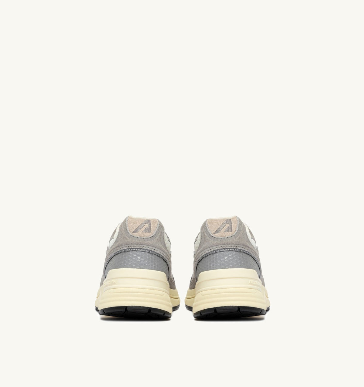 Man HYPERWAY SNEAKERS IN MARSHMALLOW AND LEAD SUEDE AND MESH