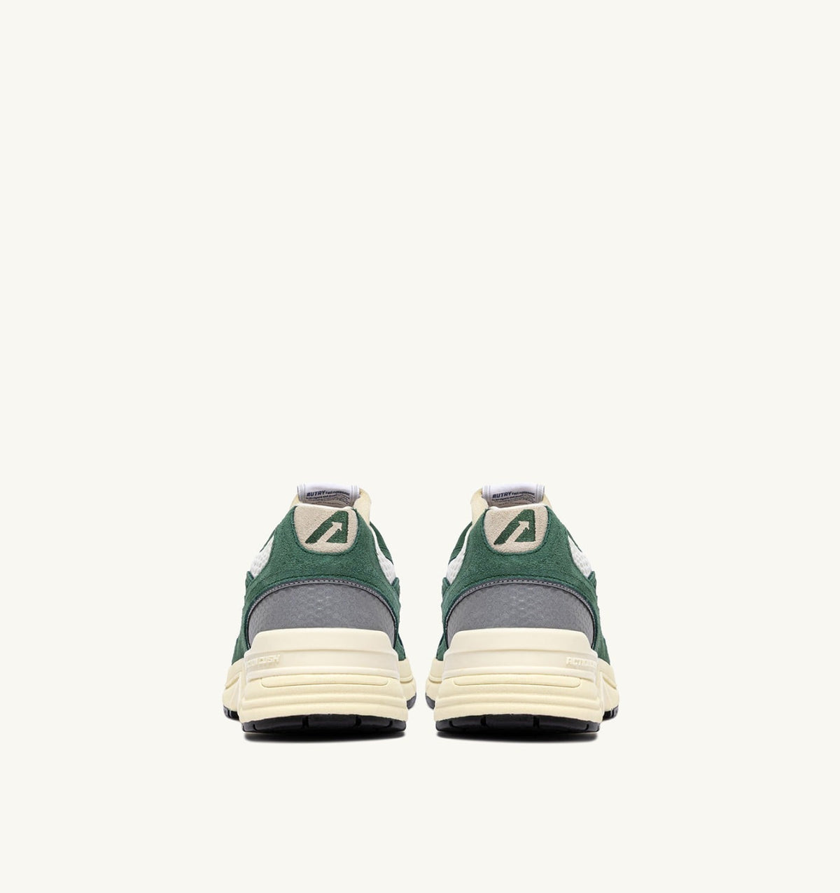 Man HYPERWAY SNEAKERS IN MALACHITE AND SILVER MESH AND SUEDE
