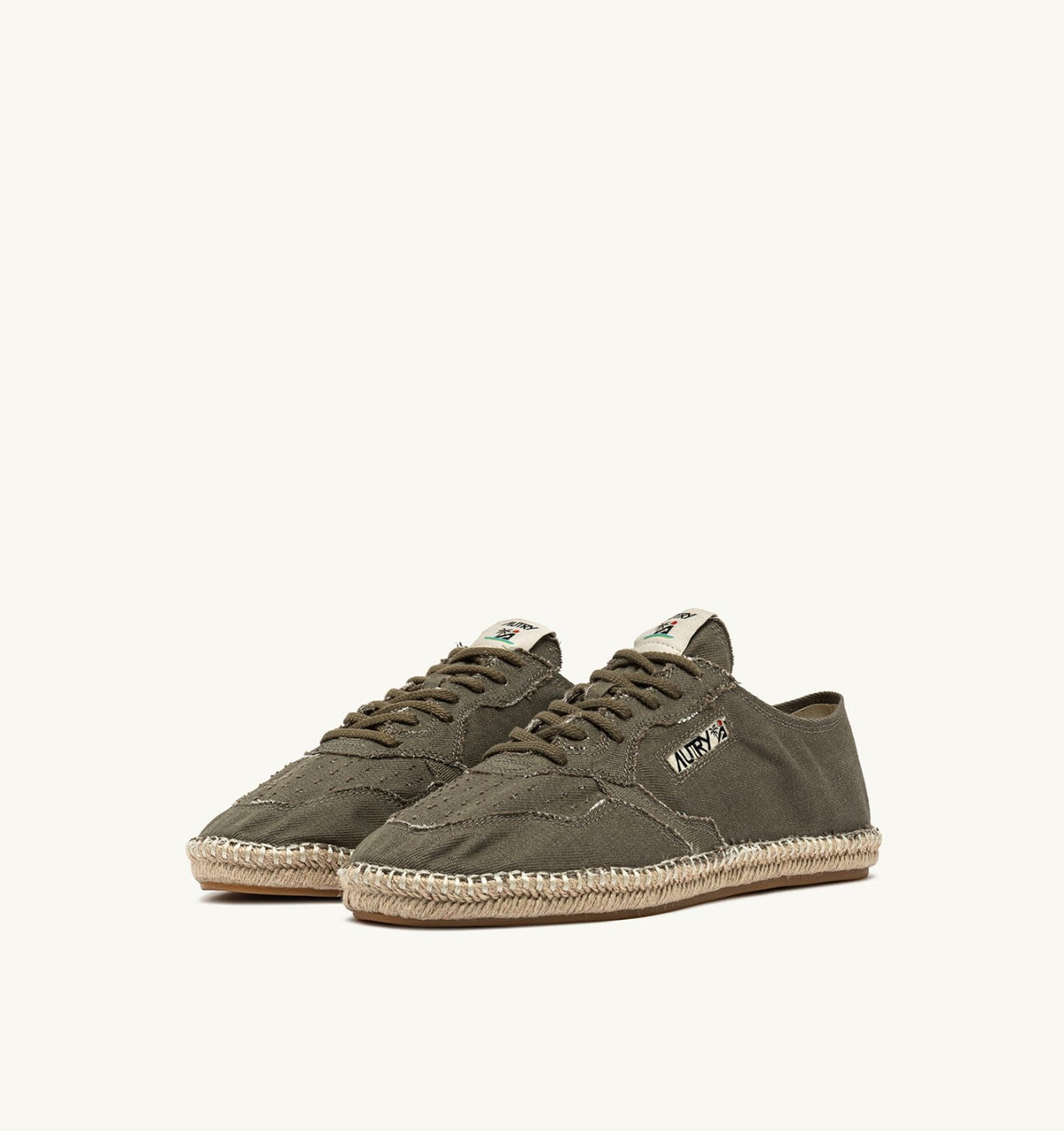 Man SANDY ESPADRILLES IN MILITARY CANVAS