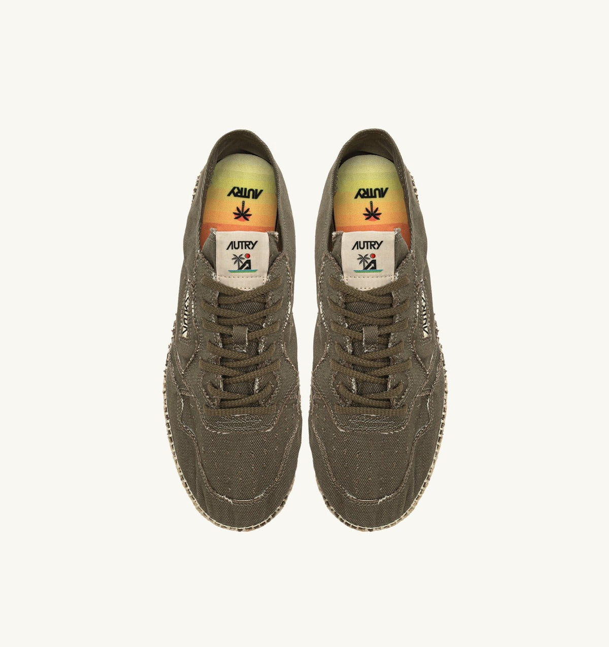 Man SANDY ESPADRILLES IN MILITARY CANVAS