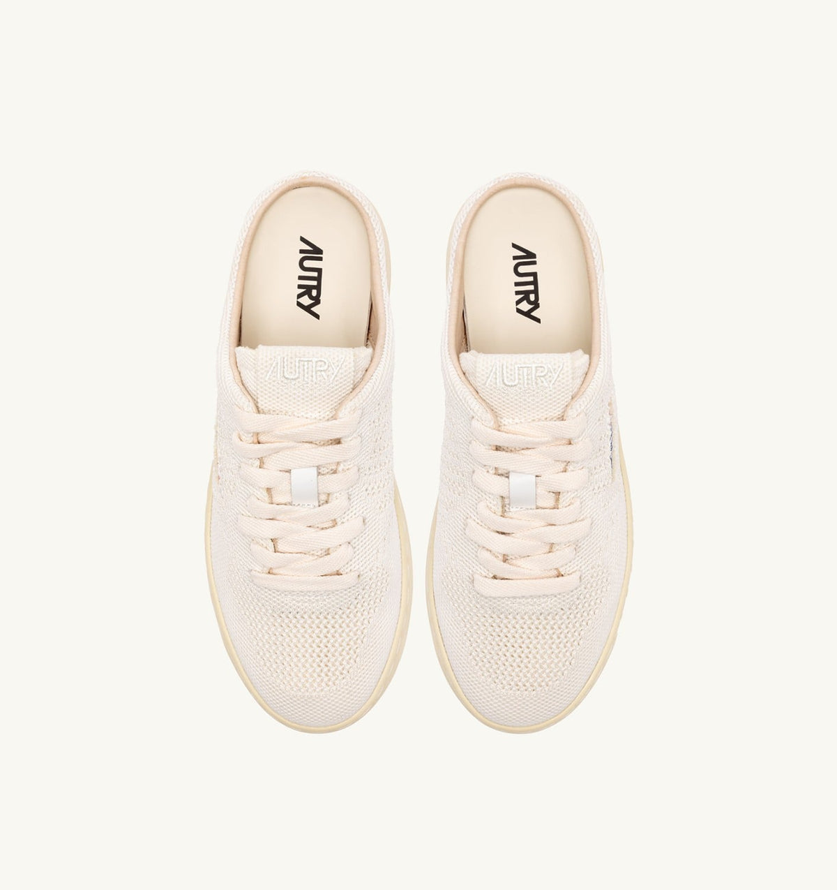 Man EASEKNIT MULE SNEAKERS COLOR IVORY WHITE