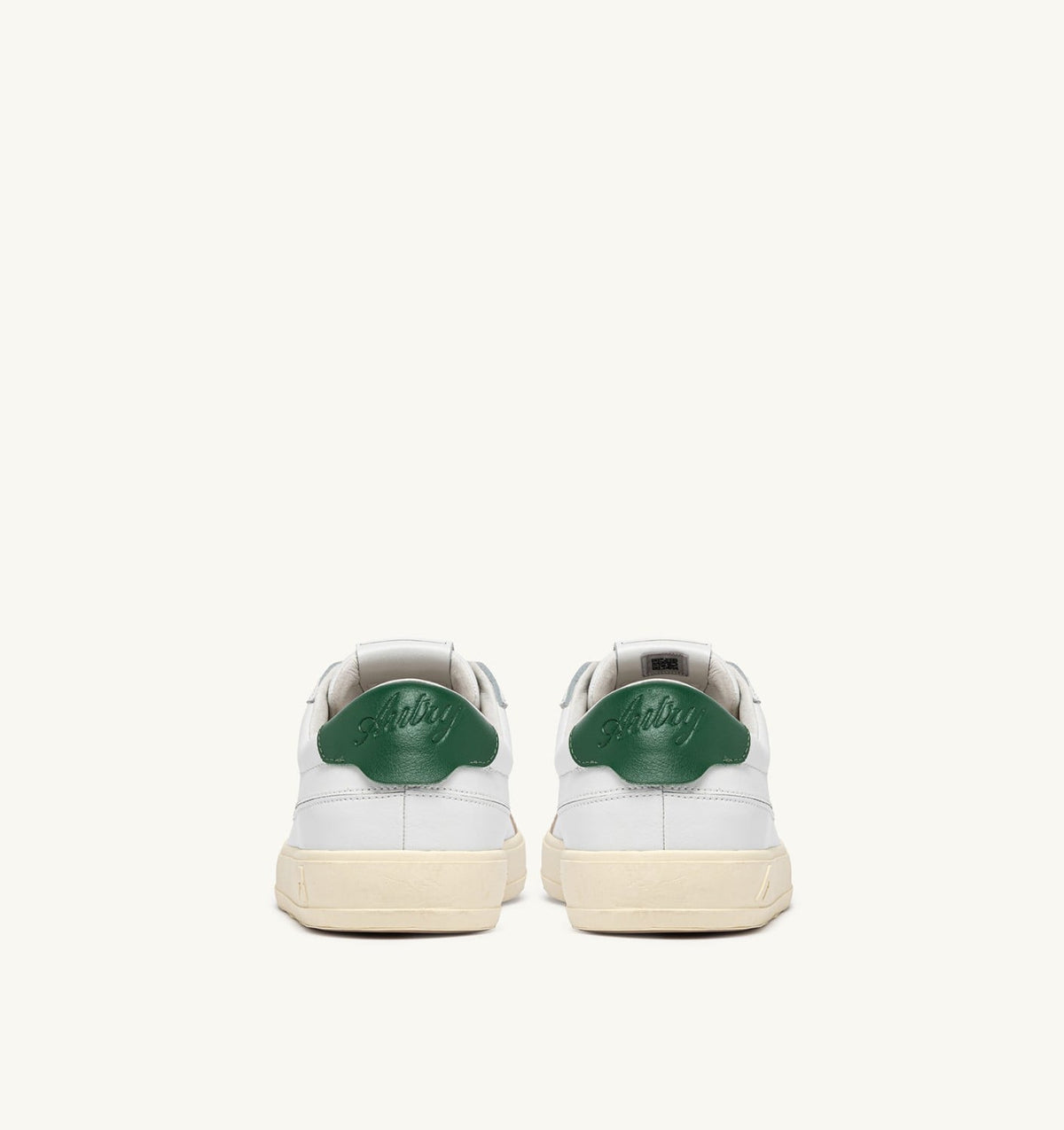 Man WINDSCAPE LOW SNEAKERS IN WHITE AND AMAZON LEATHER