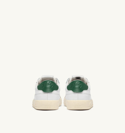 Man WINDSCAPE LOW SNEAKERS IN WHITE AND AMAZON LEATHER
