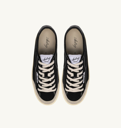 Man WINDSCAPE LOW SNEAKERS IN BLACK CANVAS
