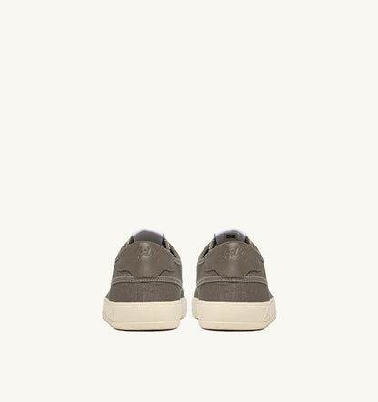 Man WINDSCAPE LOW SNEAKERS IN MILITARY CANVAS