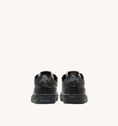 Man WINDSCAPE LOW SUPER VINTAGE SNEAKERS IN BLACK LEATHER
