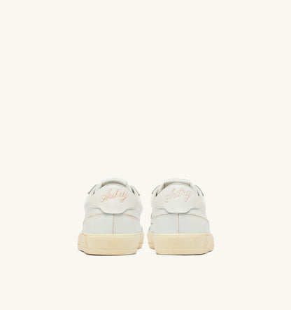 Man WINDSCAPE LOW SUPER VINTAGE SNEAKERS IN WHITE LEATHER