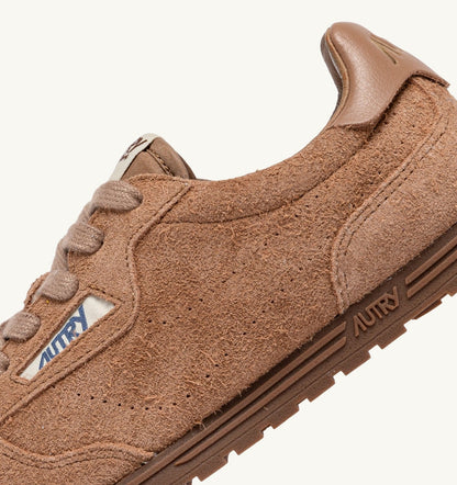 Man SNEAKERS WINDSPIN IN SIENA BROWN SUEDE