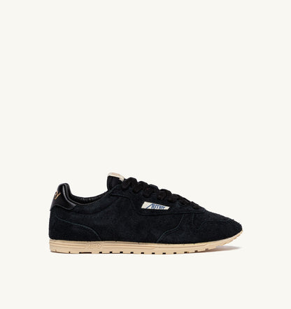 Man SNEAKERS WINDSPIN IN BLACK SUEDE