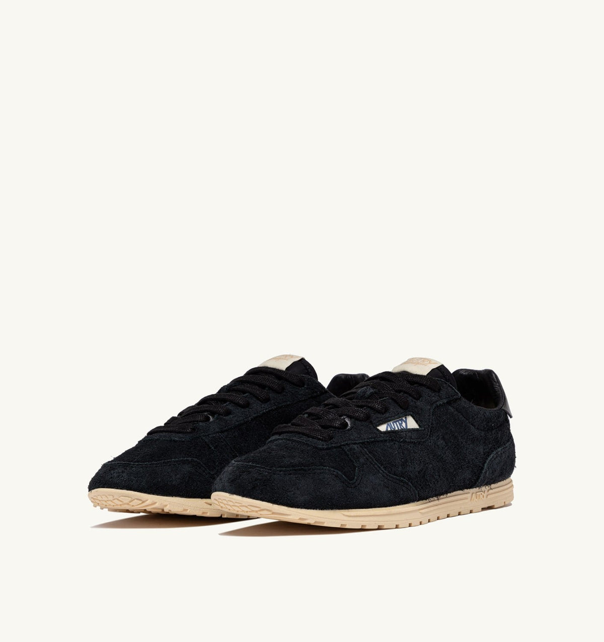 Man SNEAKERS WINDSPIN IN BLACK SUEDE