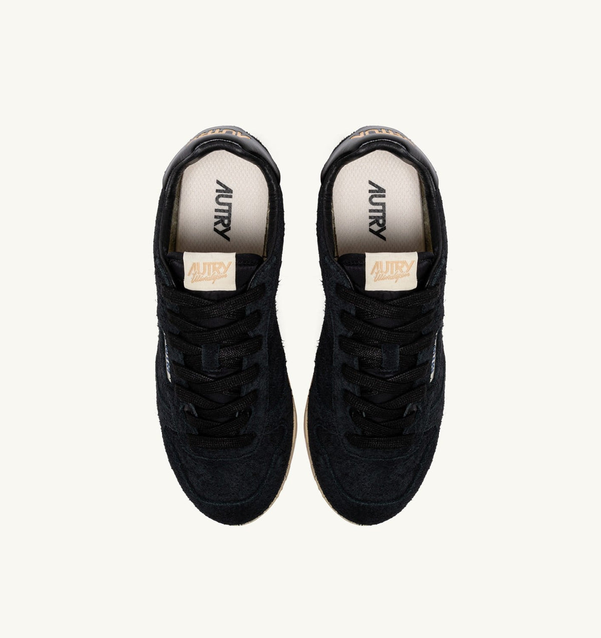 Man SNEAKERS WINDSPIN IN BLACK SUEDE