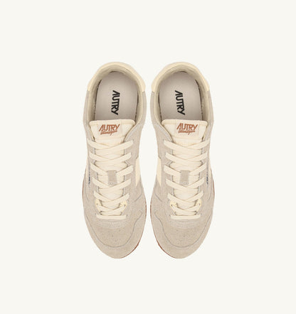 Man WINDSPIN SNEAKERS IN WIFE AND RUTABAGA SUEDE AND LEATHER