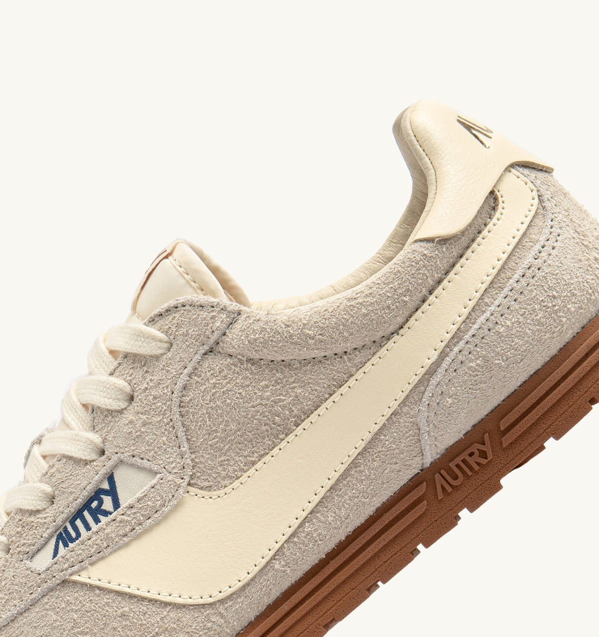 Man WINDSPIN SNEAKERS IN WIFE AND RUTABAGA SUEDE AND LEATHER