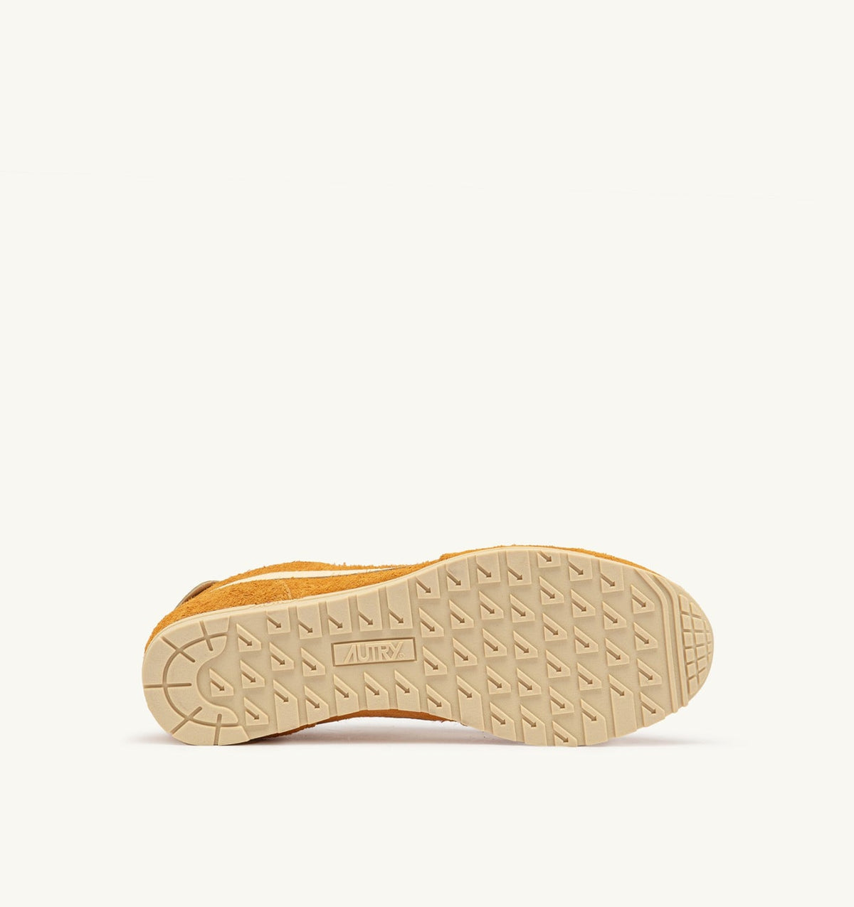 Man SNEAKERS WINDSPIN IN SUEDE AND LEATHER COLOR CADMIUM AND RUTABAGA