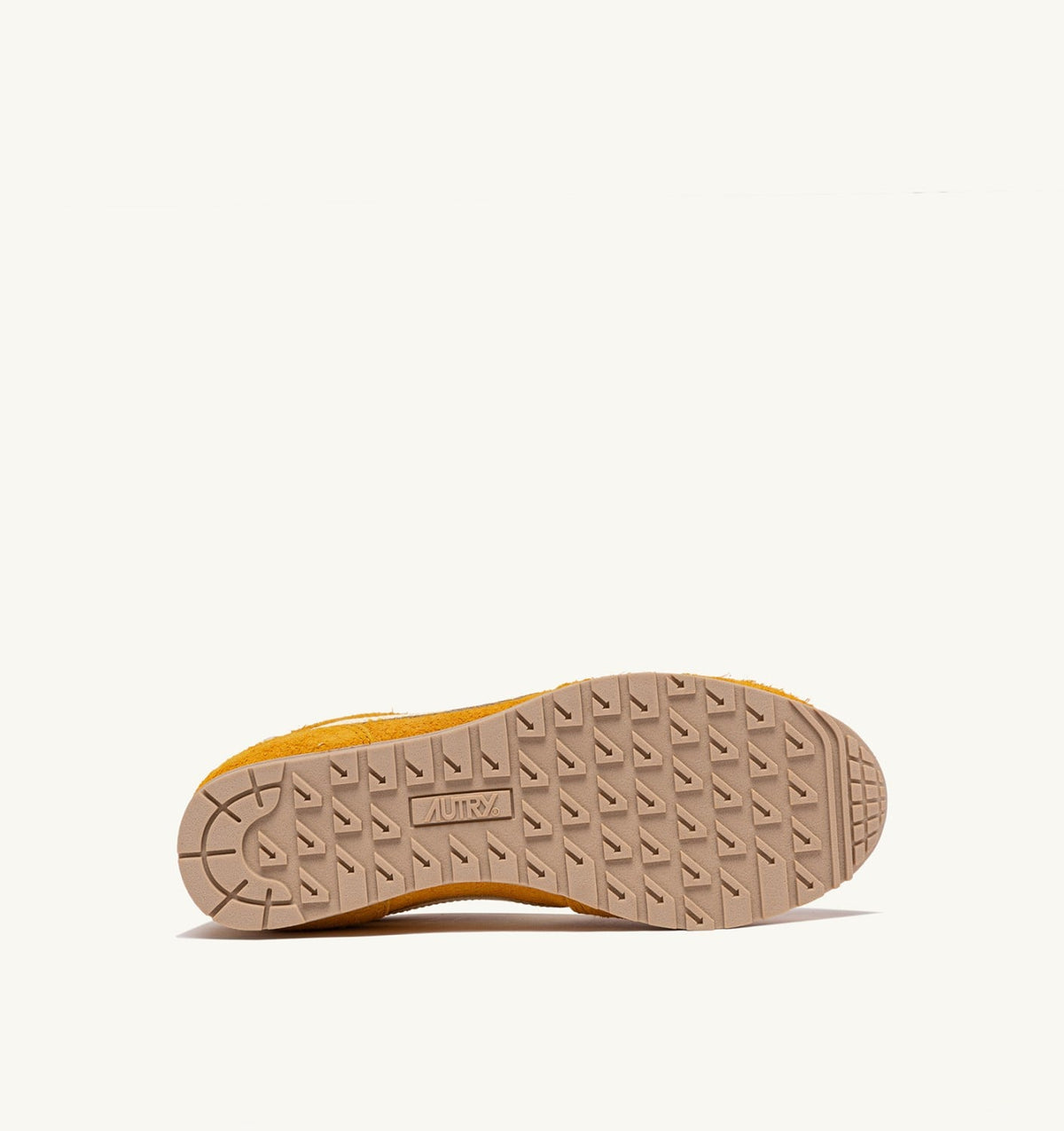 Man SNEAKERS WINDSPIN IN SUEDE AND LEATHER COLOR MINERAL YELLOW AND RUTABAGA