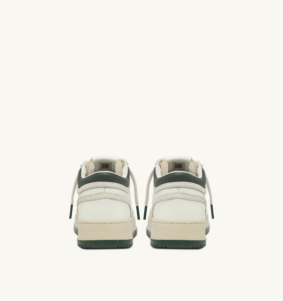 Man MED-WAY SNEAKERS IN LEATHER COLOR MARSHMALLOW AND MOUNTAIN