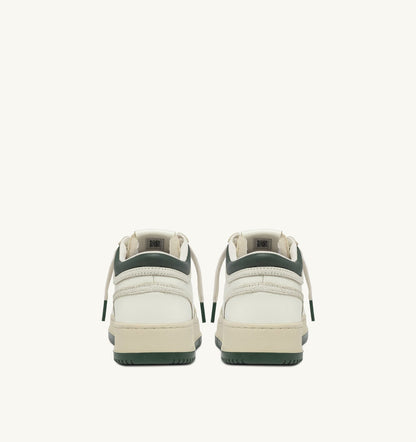Man MED-WAY SNEAKERS IN LEATHER COLOR MARSHMALLOW AND MOUNTAIN