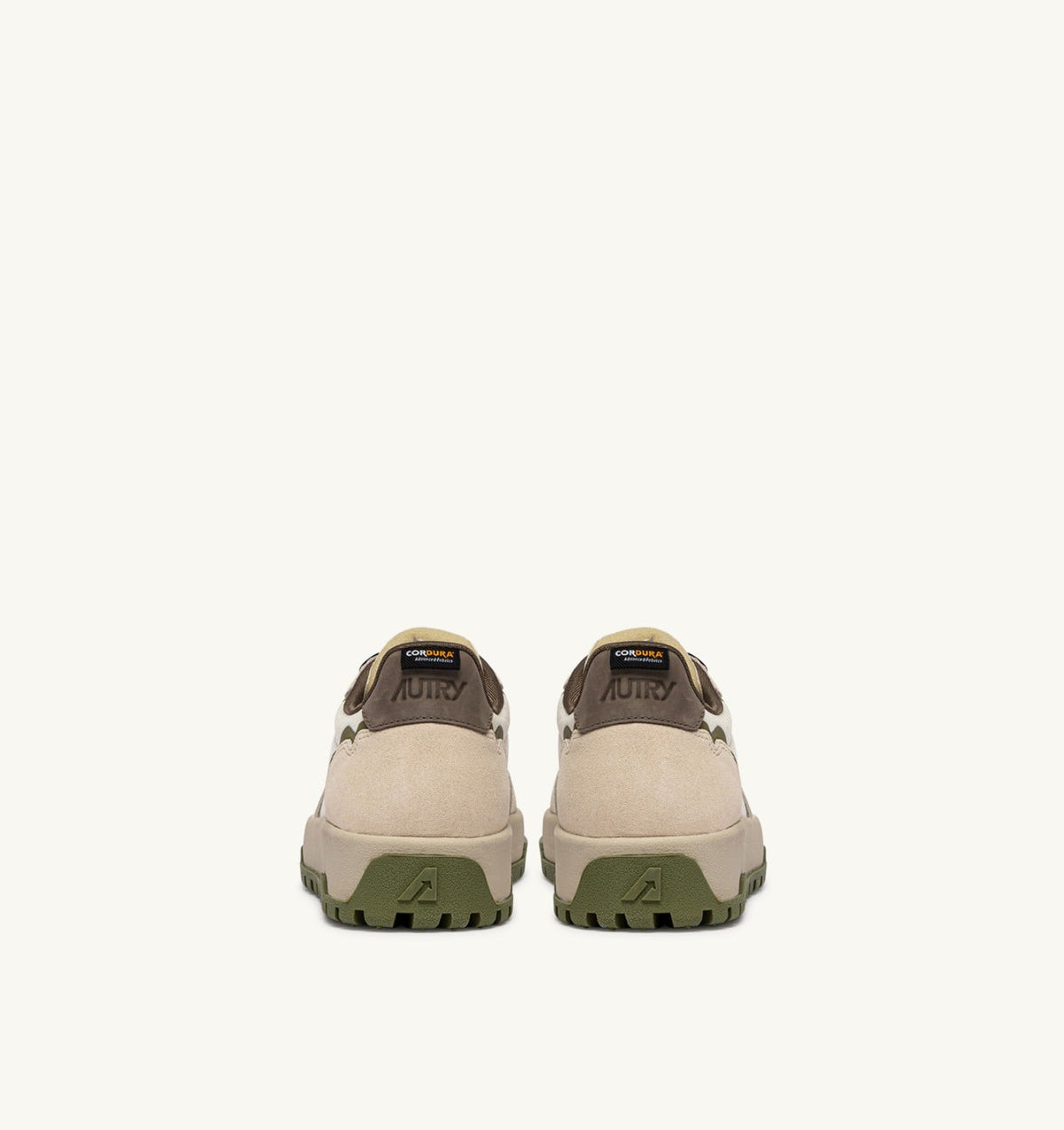Man WILDPACE LOW SNEAKERS IN WIFE AND CHOCOLATE RIPSTOP NYLON AND SUEDE