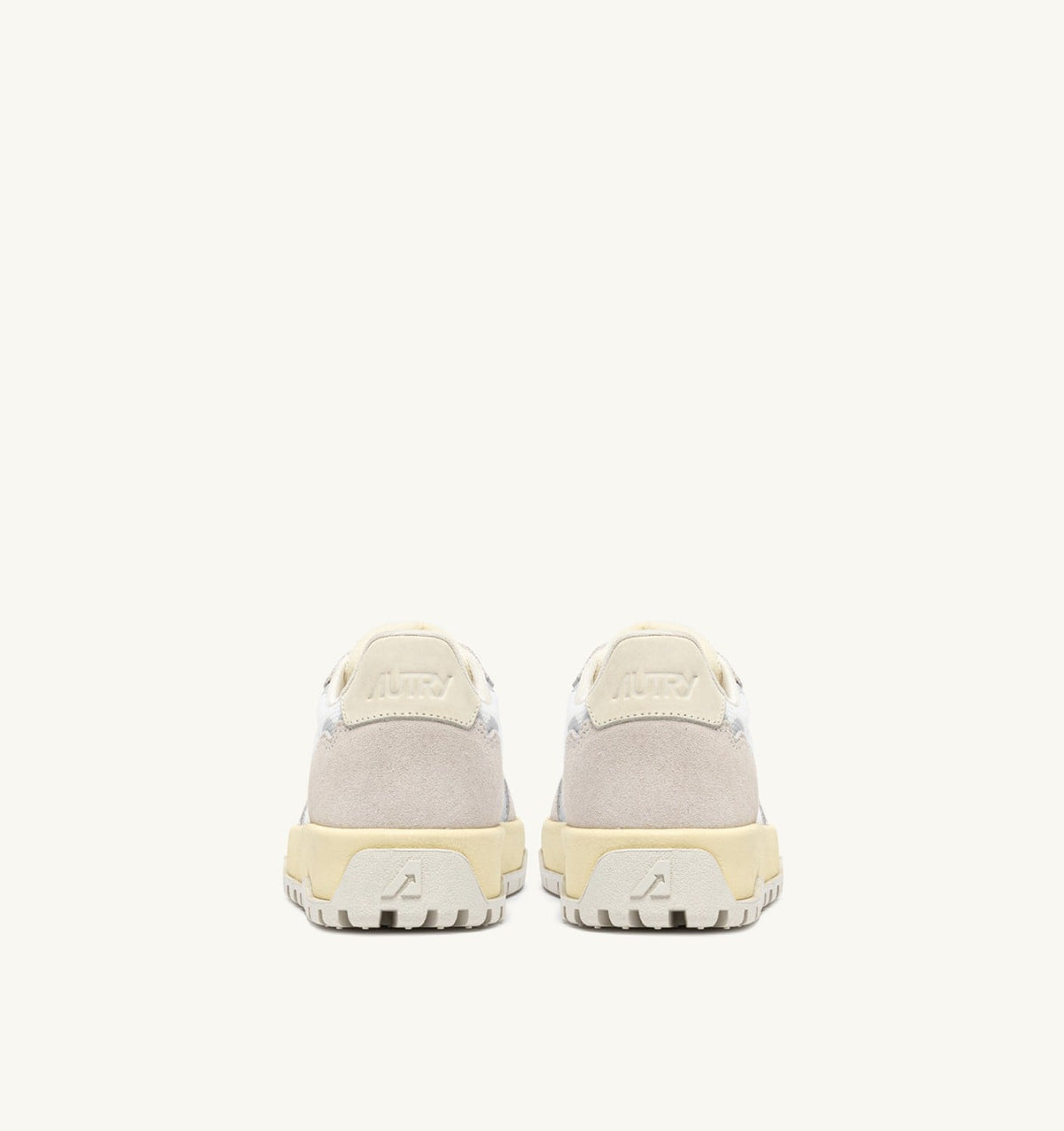 Man WILDPACE LOW SNEAKERS IN WHITE AND MARSHMALLOW DRAGON MESH AND SUEDE