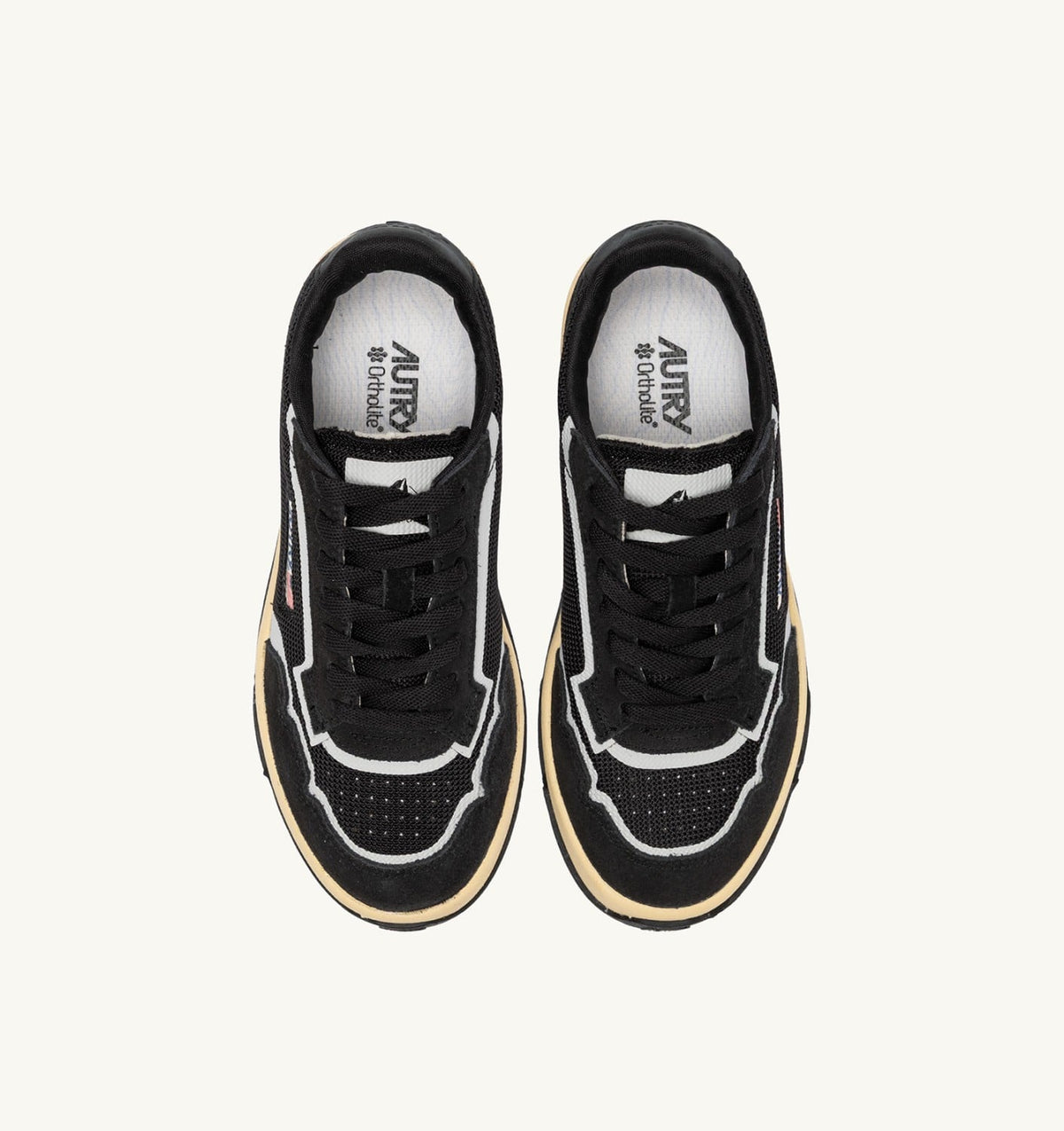 Man WILDPACE LOW SNEAKERS IN BLACK DRAGON MESH AND SUEDE