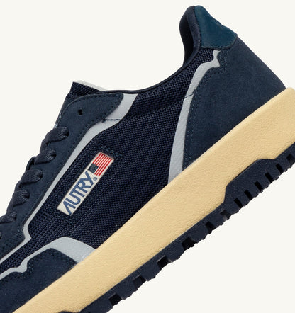 Man WILDPACE LOW SNEAKERS IN BLUETTE DRAGON MESH AND SUEDE