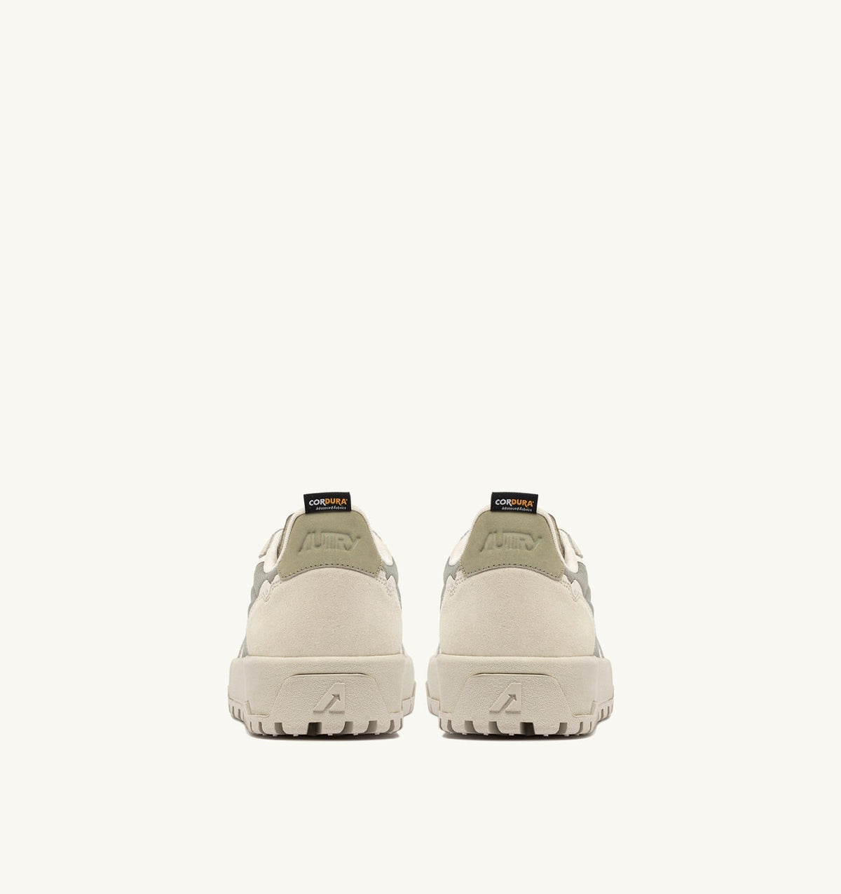 Man WILDPACE LOW SNEAKERS IN ELM AND WHITE CORDURA AND SUEDE