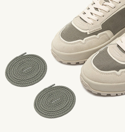 Man WILDPACE LOW SNEAKERS IN ELM AND WHITE CORDURA AND SUEDE