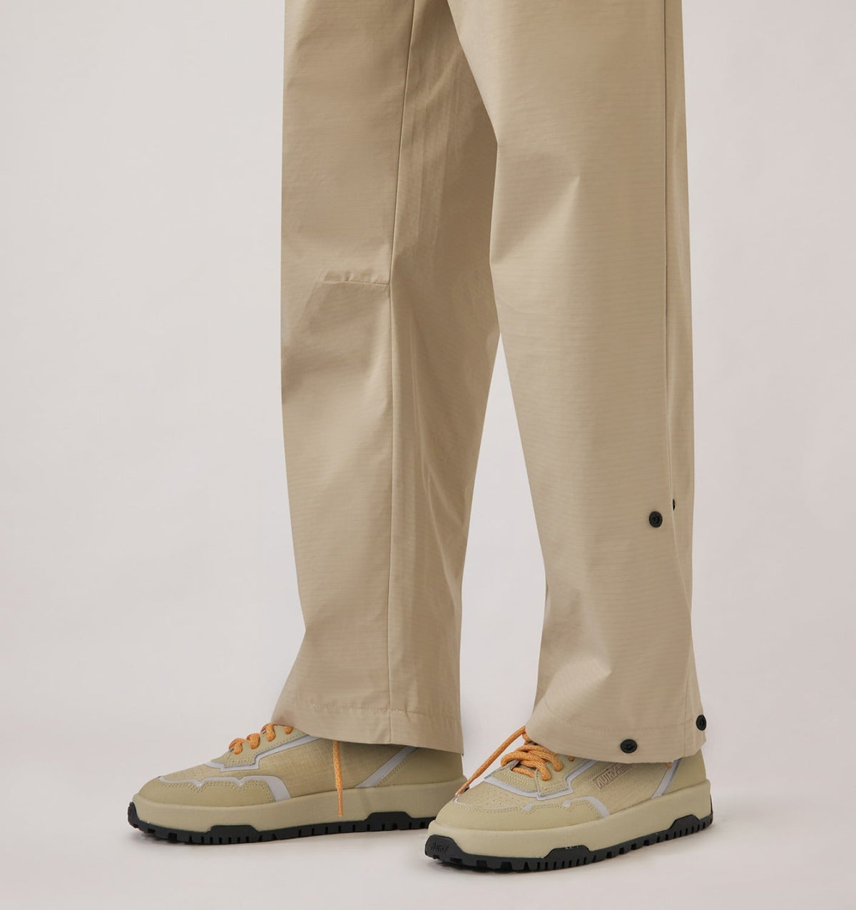 Man WILDPACE LOW SNEAKERS IN RIPSTOP NYLON AND LEATHER COLOR TIDAL FOAM AND REFLEX