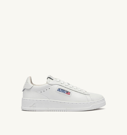 Man DALLAS LOW SNEAKERS IN WHITE LEATHER