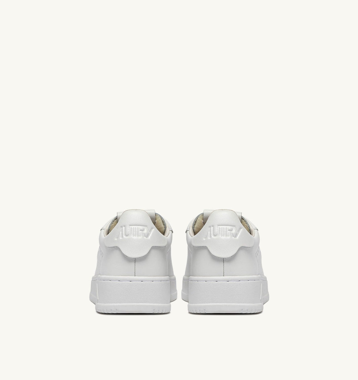 Man DALLAS LOW SNEAKERS IN WHITE LEATHER
