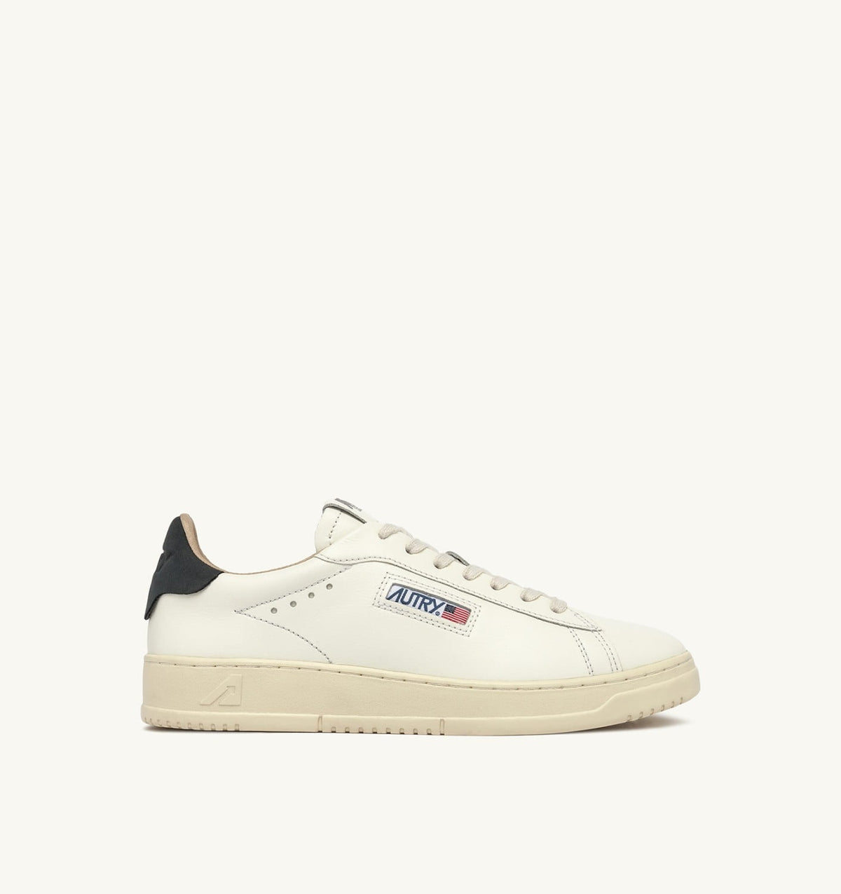 Man DALLAS LOW SNEAKERS IN WHITE AND SPACE LEATHER