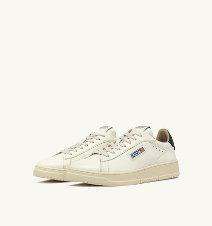 Man DALLAS LOW SNEAKERS IN WHITE AND SPACE LEATHER