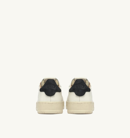 Man DALLAS LOW SNEAKERS IN WHITE AND SPACE LEATHER