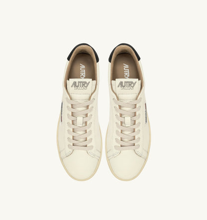 Man DALLAS LOW SNEAKERS IN WHITE AND SPACE LEATHER